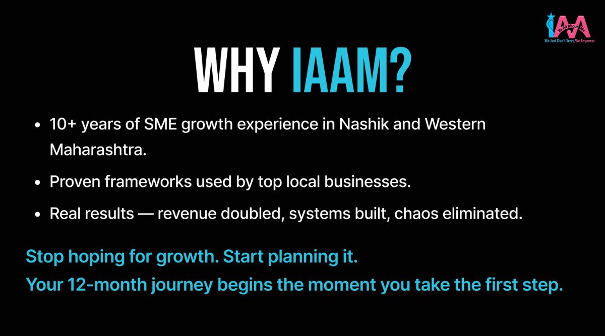 Here’s What You Gain When You Partner with IAAM for Nashik SME sales training
